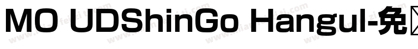 MO UDShinGo Hangul字体转换